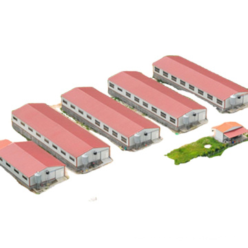 Low Cost Prefabricated Light Steel Frame Construction Structure Chicken Poultry Farm Prefab House